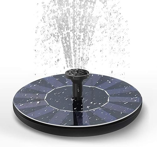 Solar Fountain Water Pump for Bird Bath, New Upgraded Mini