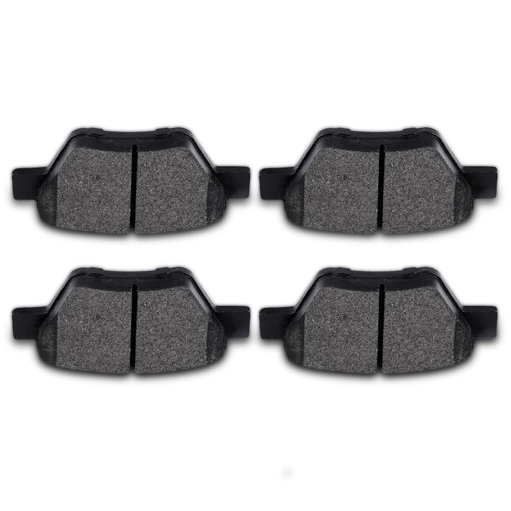 SCITOO D1456 Rear Semi-Metal Brake Pads Sets Fit For Audi A3 / A3 Quattro,For VW For TYPE 1 / For Eos/For Golf/For Golf R/For GTI/For Jetta/For Passat
