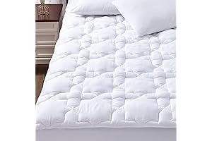 CozyLux Queen Pillowtop Mattress Pad: Luxurious Comfort for a Restful Slumber