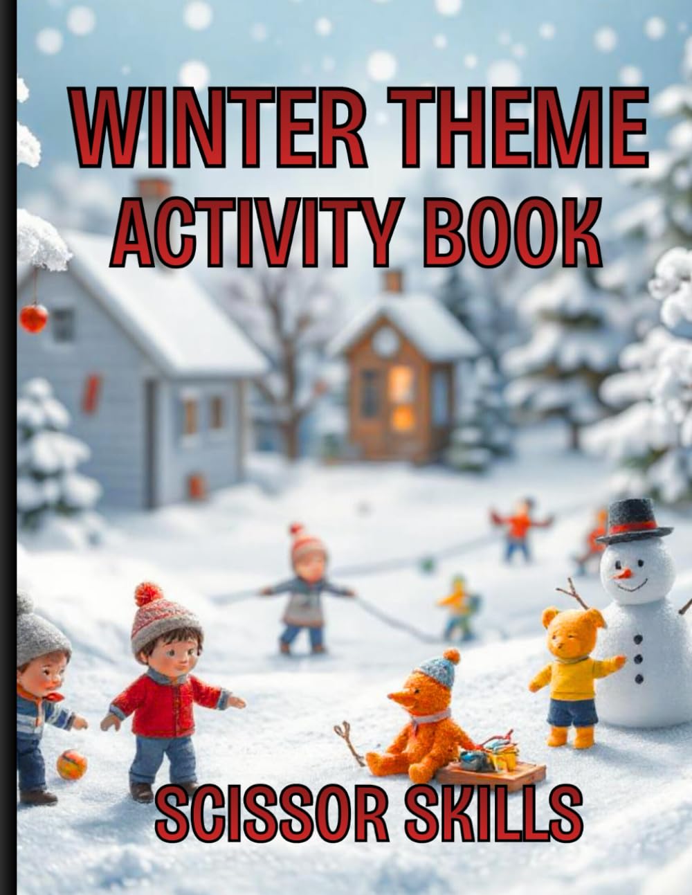 Winter Theme Activity Book - Scissor Skills