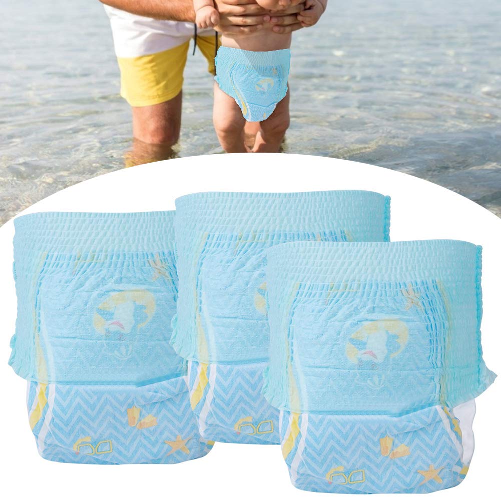ViaGasaFamido 3PCS Wielokrotnego Użytku Pieluch Pływacki dla Niemowląt Pieluszki Pływające Pieluchy do Mycia Basen Pieluchy dla Chłopców i Dziewcząt (9-14kg)