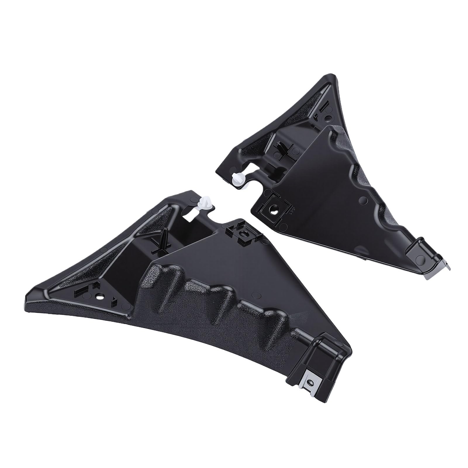Generic Adatto per Adatto per 2010-2014 AR3Z17C861A Set di Staffe per Paraurti Fissaggio Stabile per la Riduzione del Rumore per i Conducenti 2x Staffe per Paraurti per gli Appassionati di Auto