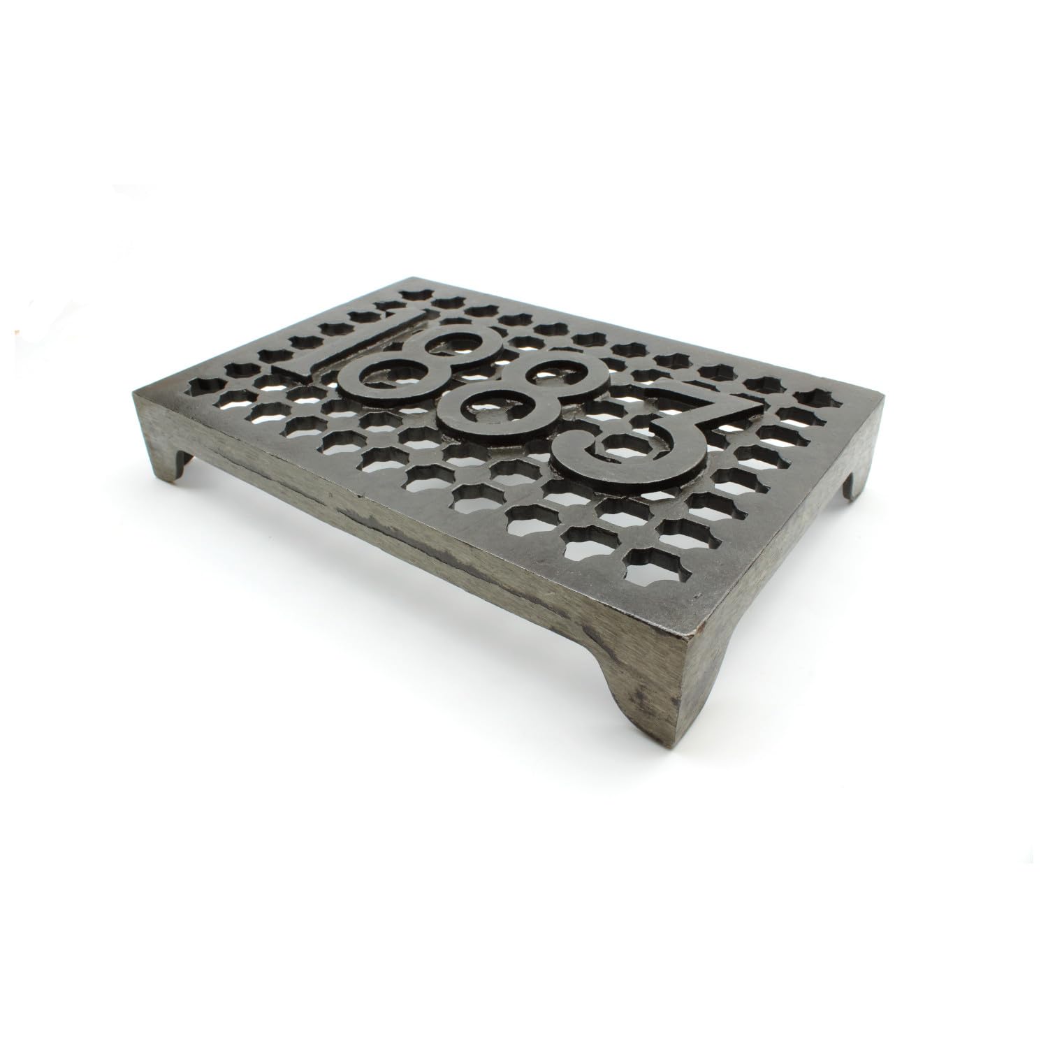 Oakcrafts Antique - Cast Iron Double Victorian Style 1883 Air Brick - 240Mm X 160Mm
