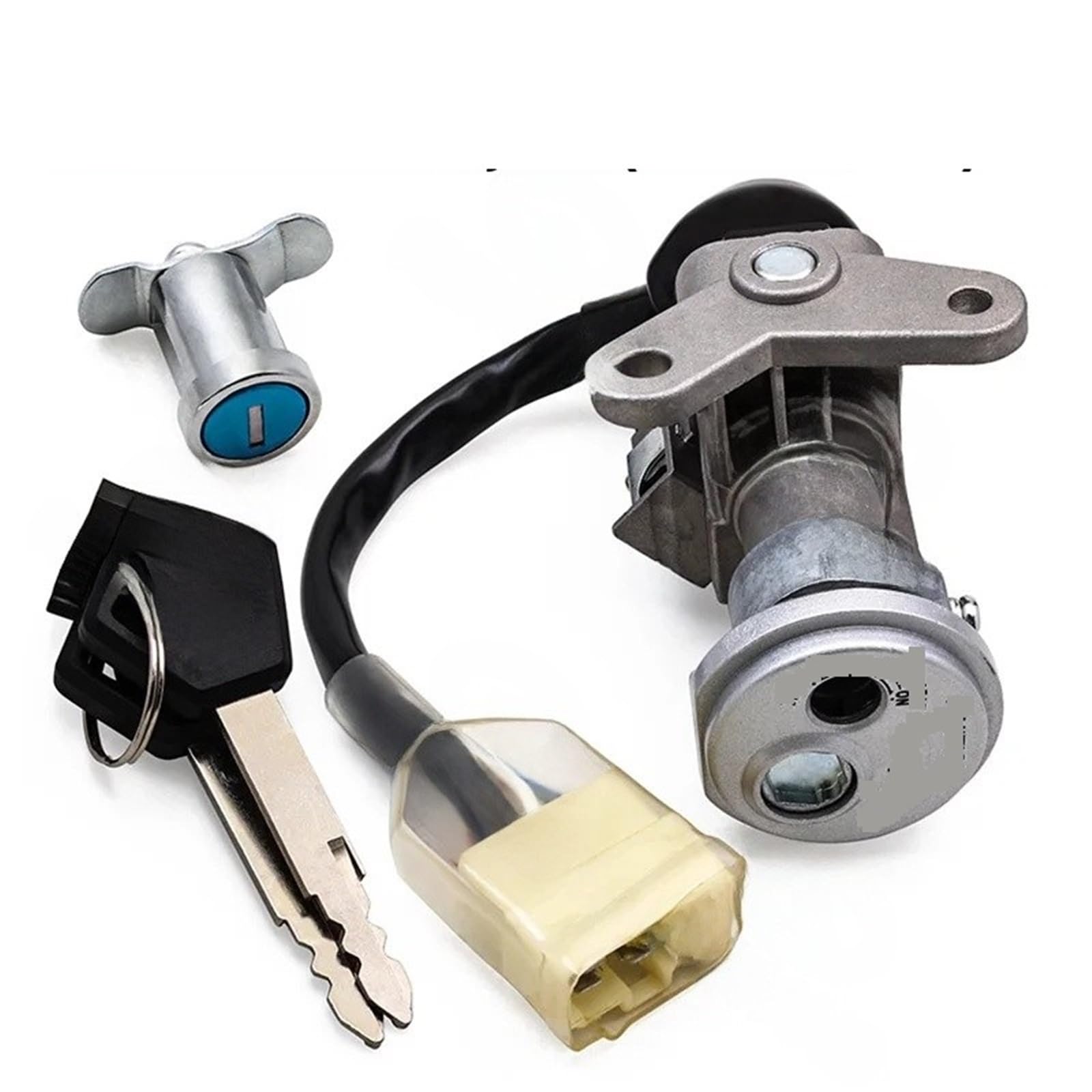 Interruptor de Control de Encendido Para UU125T/Uy125 Interruptor Eléctrico Llave Encendido Motocicleta Juego Completo Bloqueo Coche(Lock set RY- 0416)