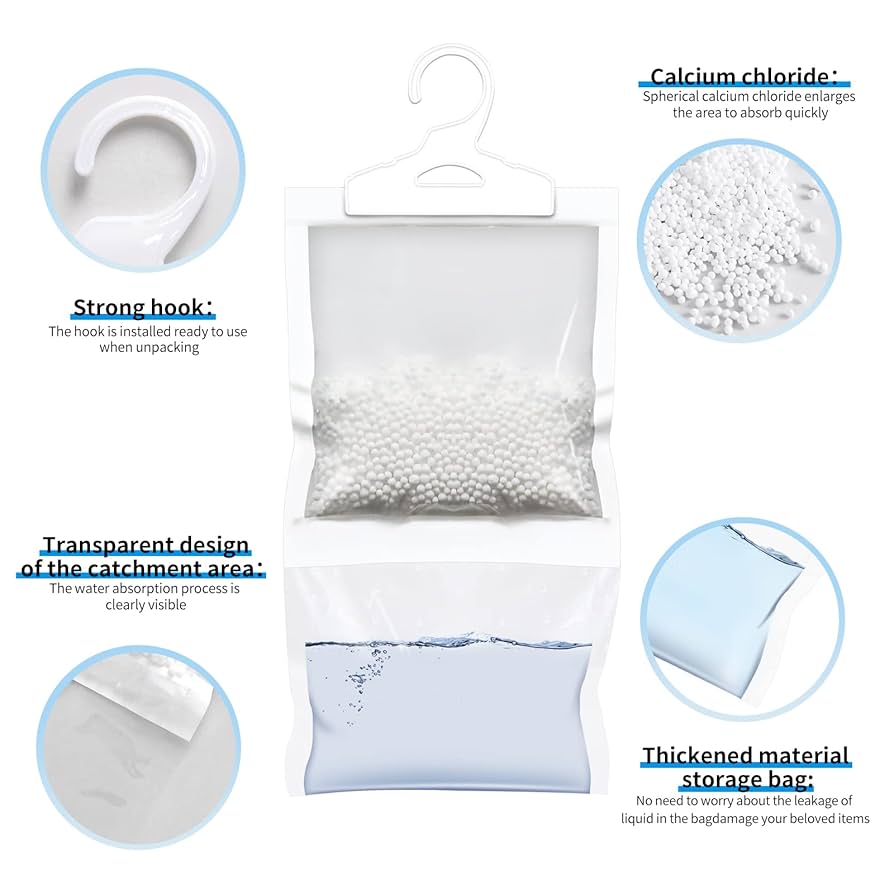 SOL 36pk 400ml Interior Dehumidifiers In Lavender, Citrus Or Rose Scent, Windor Moisture Absorber For Home, Wardrobe, Damp Traps Condensation Absorbers Window, Mini Dehumidifier Disposable