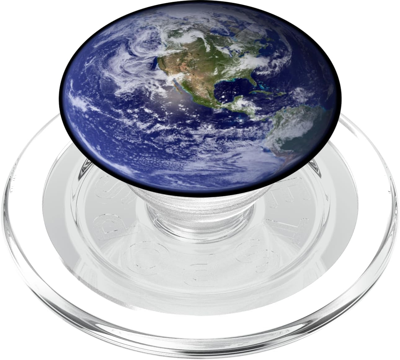 Earth Globe PopSockets PopGrip for MagSafe