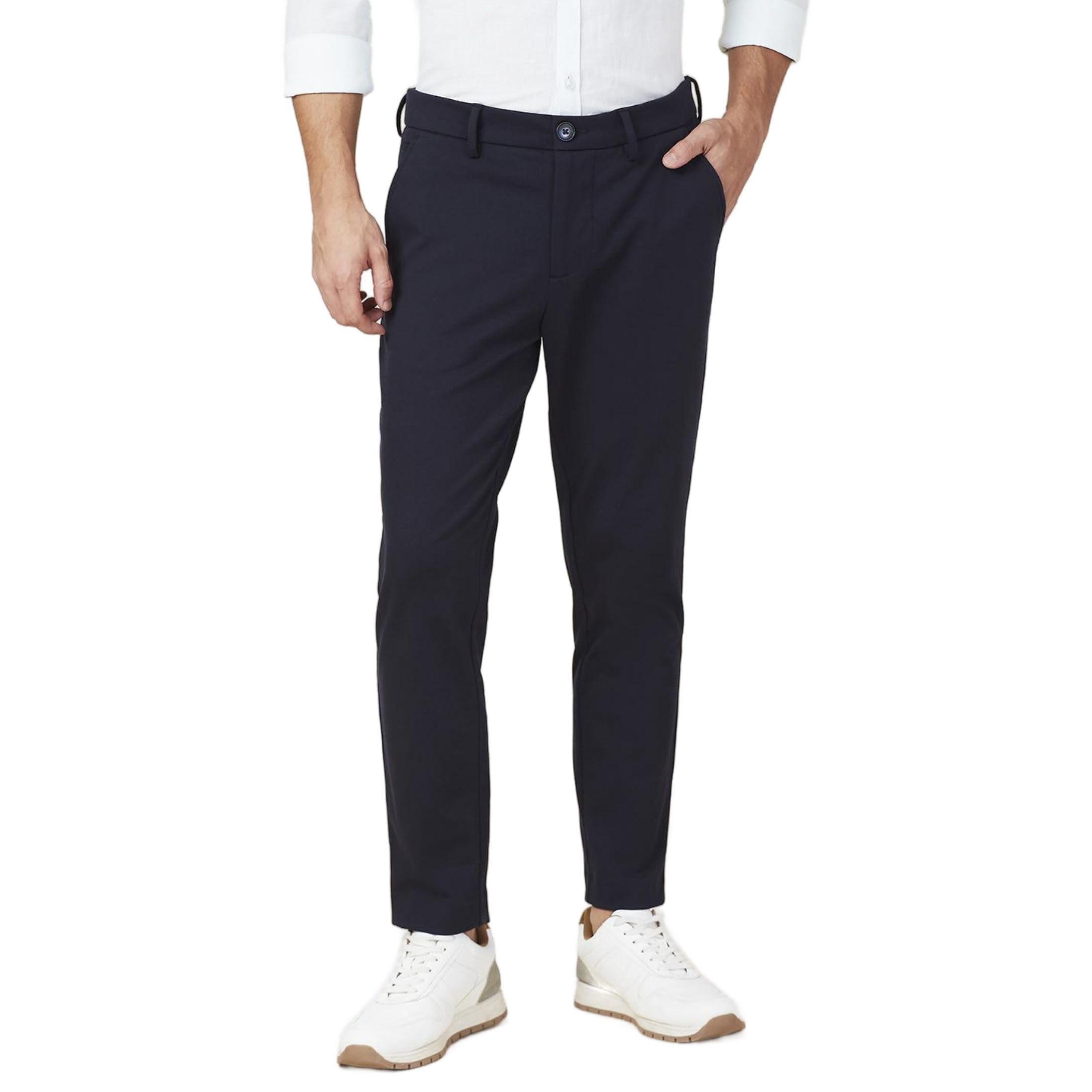 being human Mens Solid Black Pants-picture-11