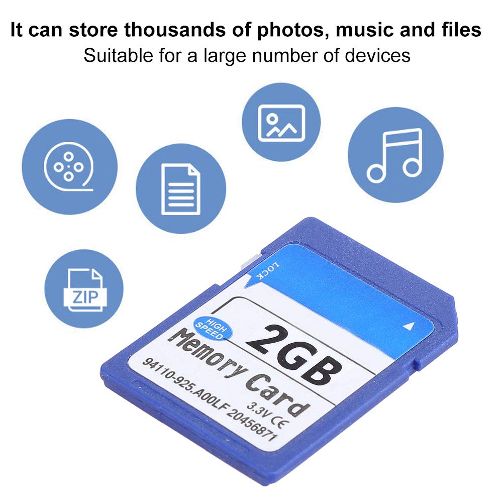 Elitarna Karta Pamięci Profesjonalnej, Karta Pamięci o Wysokiej Prędkości dla Pro Mp3 MP4 Camera SLR Machine do zdjęć Pliki Muzyczne Przechowywanie (2G)