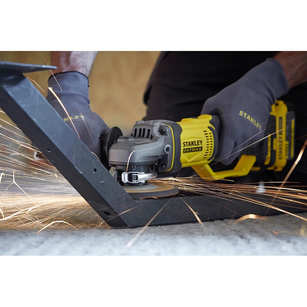 STANLEY FATMAX SFMCG400M2K-QW Smerigliatrice, 18 V