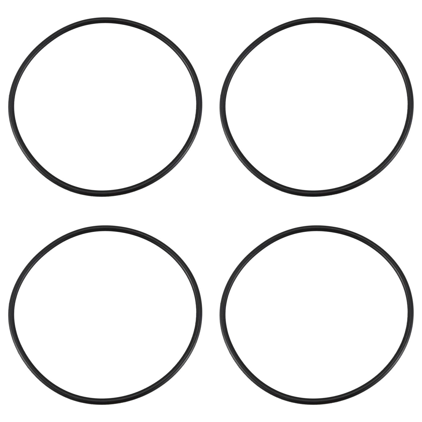 Tuesoa 4Pcs 160Mm X 5Mm Industry Flexible Rubber O-Ring Seal Washer