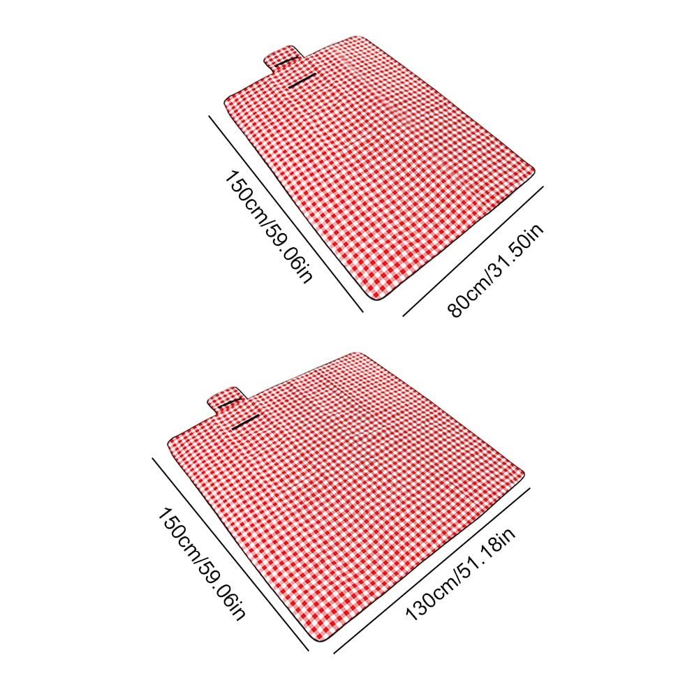 Tappetino Da Picnic Picnic Coperte Tappetino impermeabile extra grande pratico moda esterna spessa coperta a prova di sabbia for amici familiari bambini Portatile Tappetino Da Picnic(150cm 130cm)