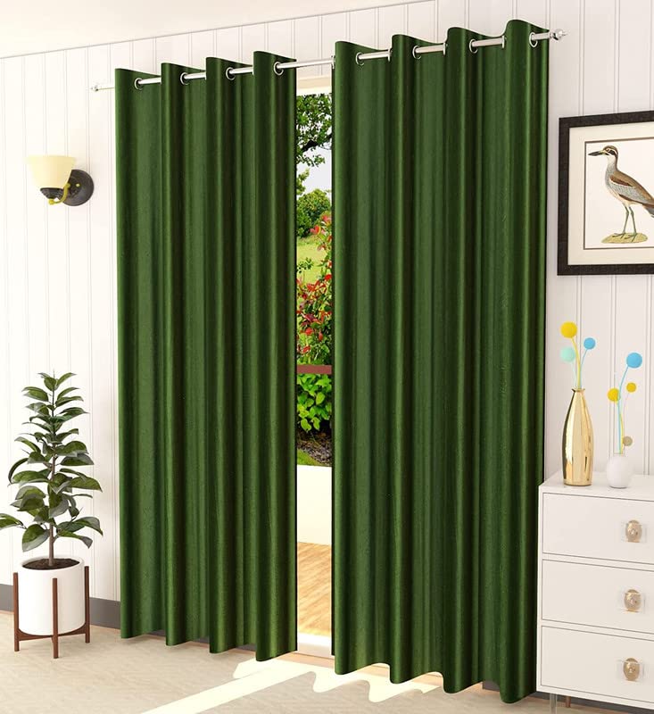 Buy STYLOCASA Polyester Plain Light Filtering Curtains 5 feet for