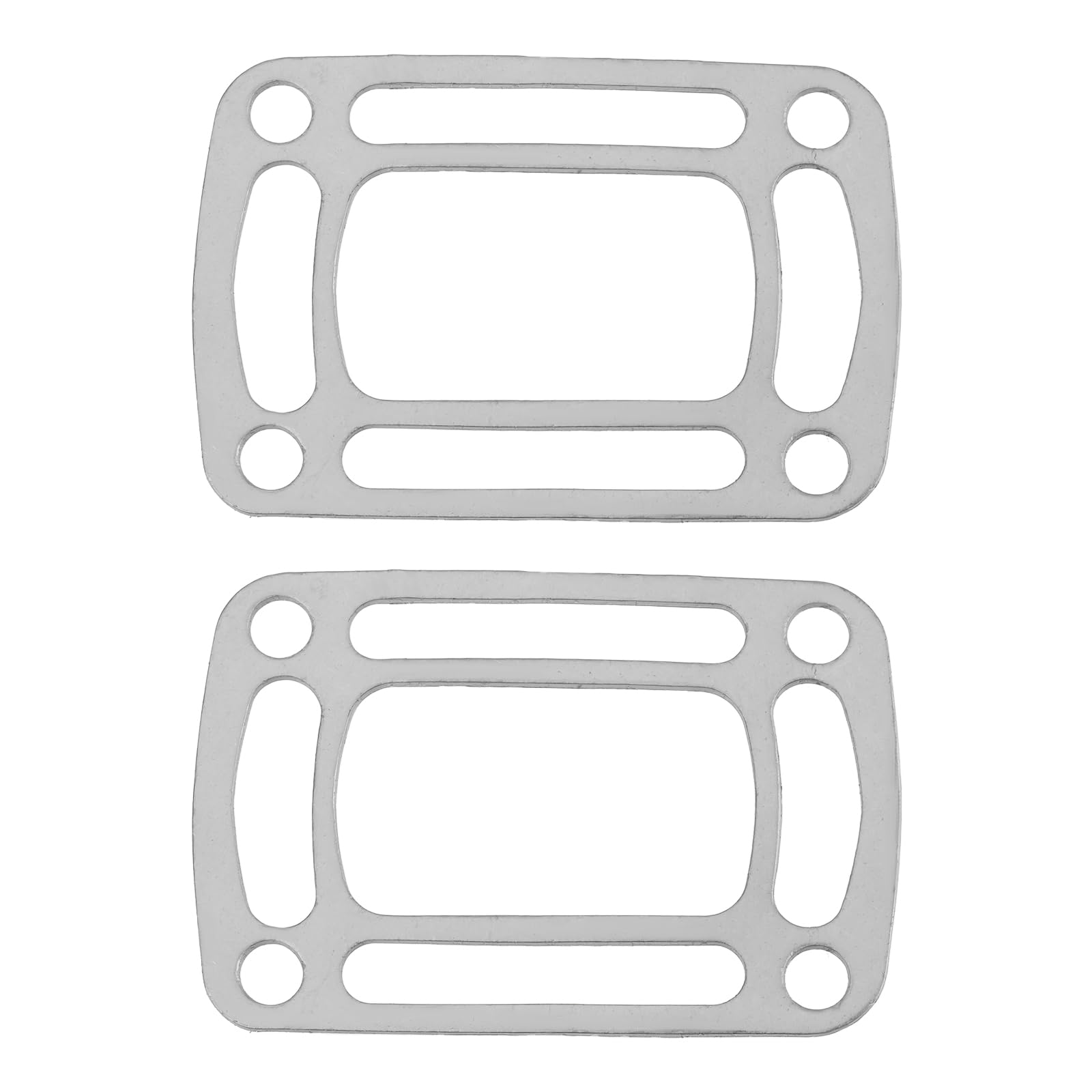 Briny River 2Pcs Exhaust Manifold Elbow Riser Gasket 3863191 3863191 Compatible with Volvo Penta OMC 4.3 5.0 5.7 L 130x87mm