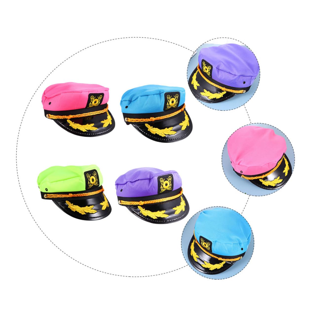 Healeved Berretto Da Marinaio Cappello Da Marinaio Cappello Della Marina Cappucci Del Della Barca Cappello Da Marinaio Per Feste Cosplay Pelle