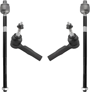 Inner & Outer Tie Rod End Links for Chevy for GMC for Terrain 2.4L 2010-2017 Mounting Hardware Kit