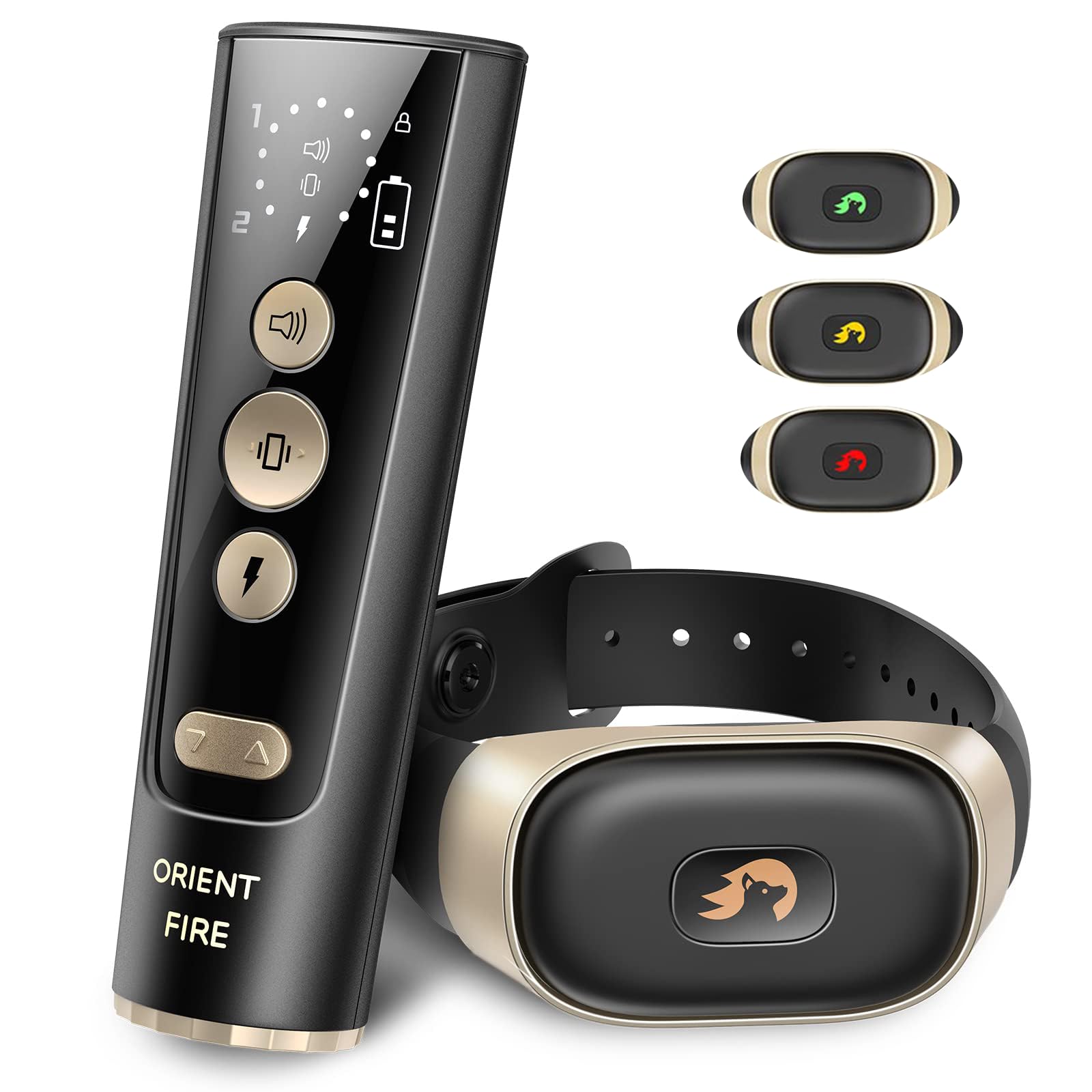 Dog Shock Collar - Dog Training Collar with Remote Waterproof for Medium Large Dogs with 3 Training Modes, Beep Vibration and Safe Shock Mode