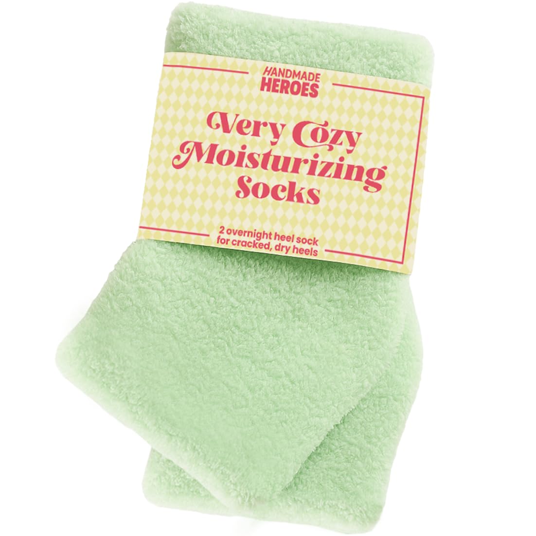 Handmade Heroes Overnight Heel Repair Socks, Foot Mask for Cracked Heel 2pc