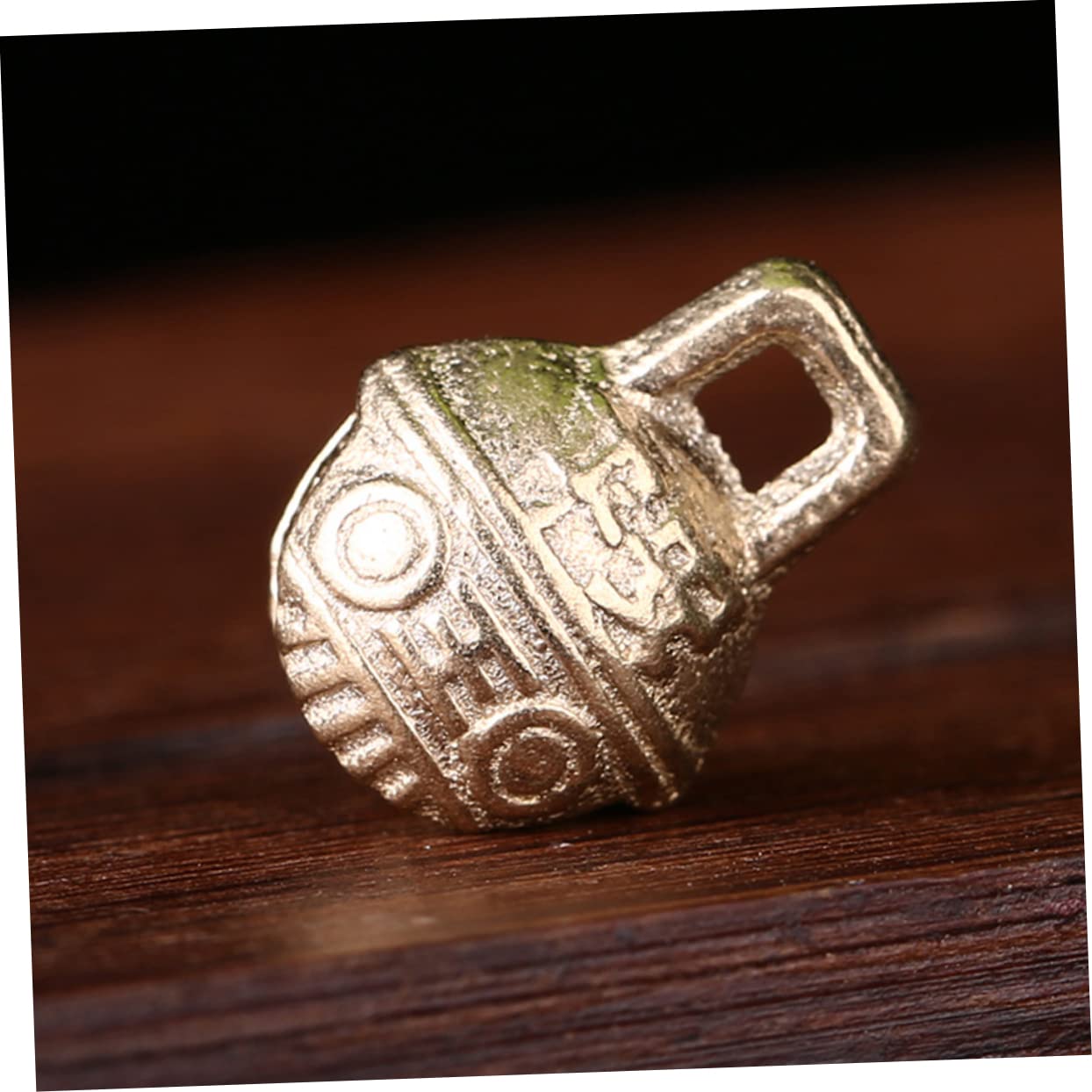 Happyyami 30pcs 14mm DIY Tiger Head Bells Accessories Miniature Jiggle Bells for Crafts