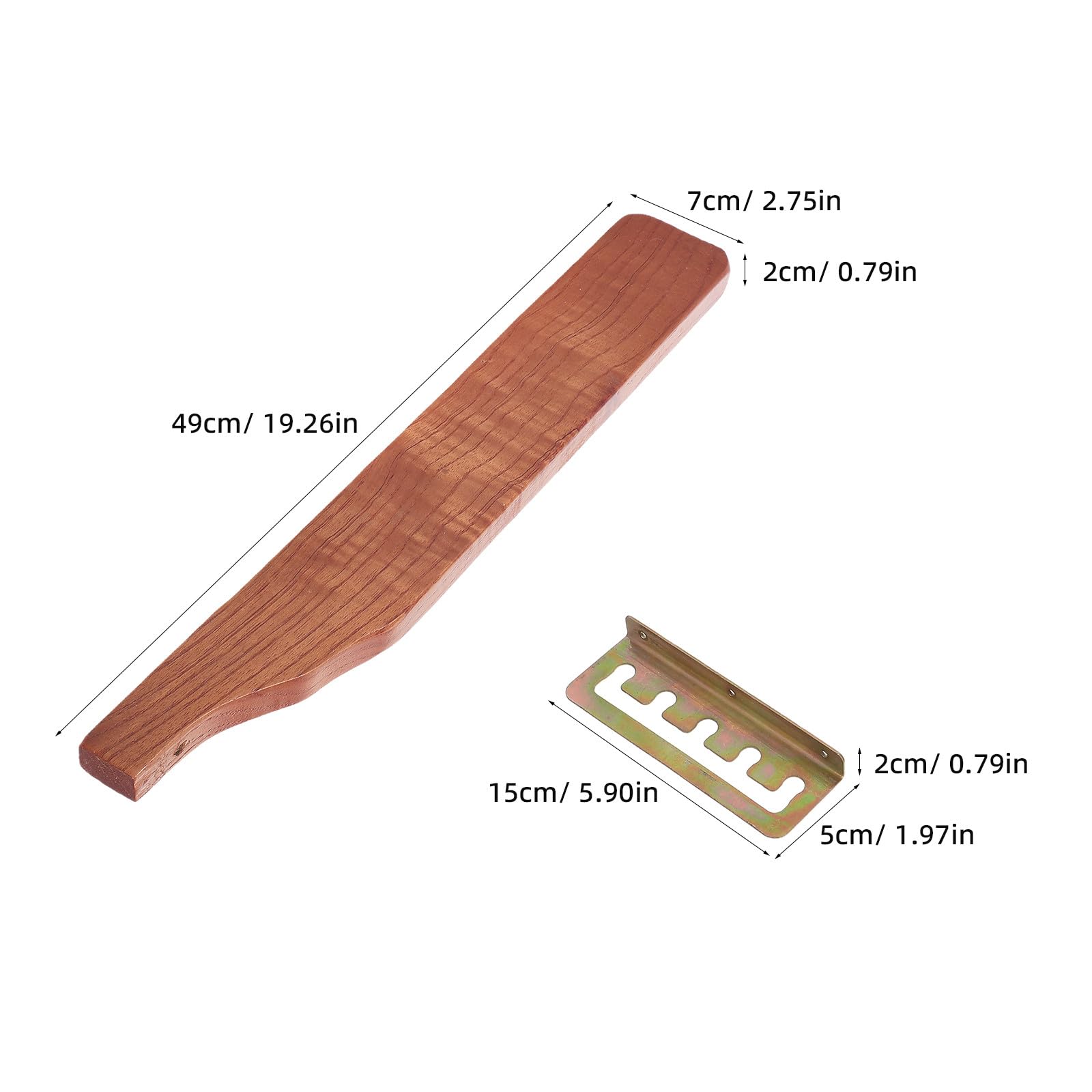 Ersatz-Armlehnenpolster aus Holz für Liegestühle, Gartenstuhl-Armlehnen, verstellbare Armlehnenstützen für Terrassenliegen, Armlehnenpolster für Bürostühle im Homeoffice