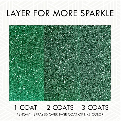 Image of Rust-Oleum 277781 Specialty Glitter Spray Paint, 10.25 Oz, Kelly Green
