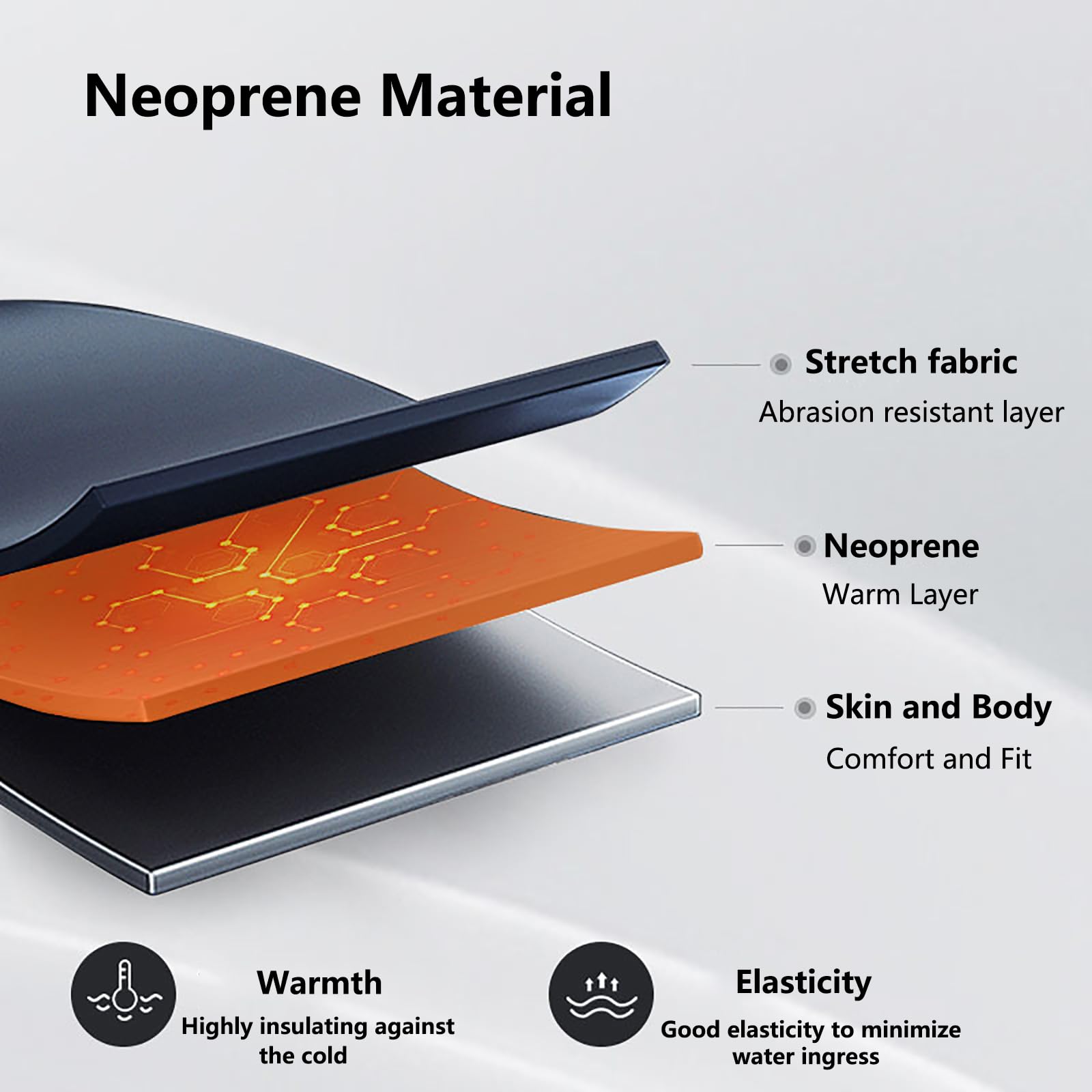 Muta Mimetica da Pesca Subacquea in Neoprene 1,5 Mm con Cappuccio – Tuta da Immersione a 2 Pezzi con Rinforzo Toracico, Ideale per Apnea e Snorkeling