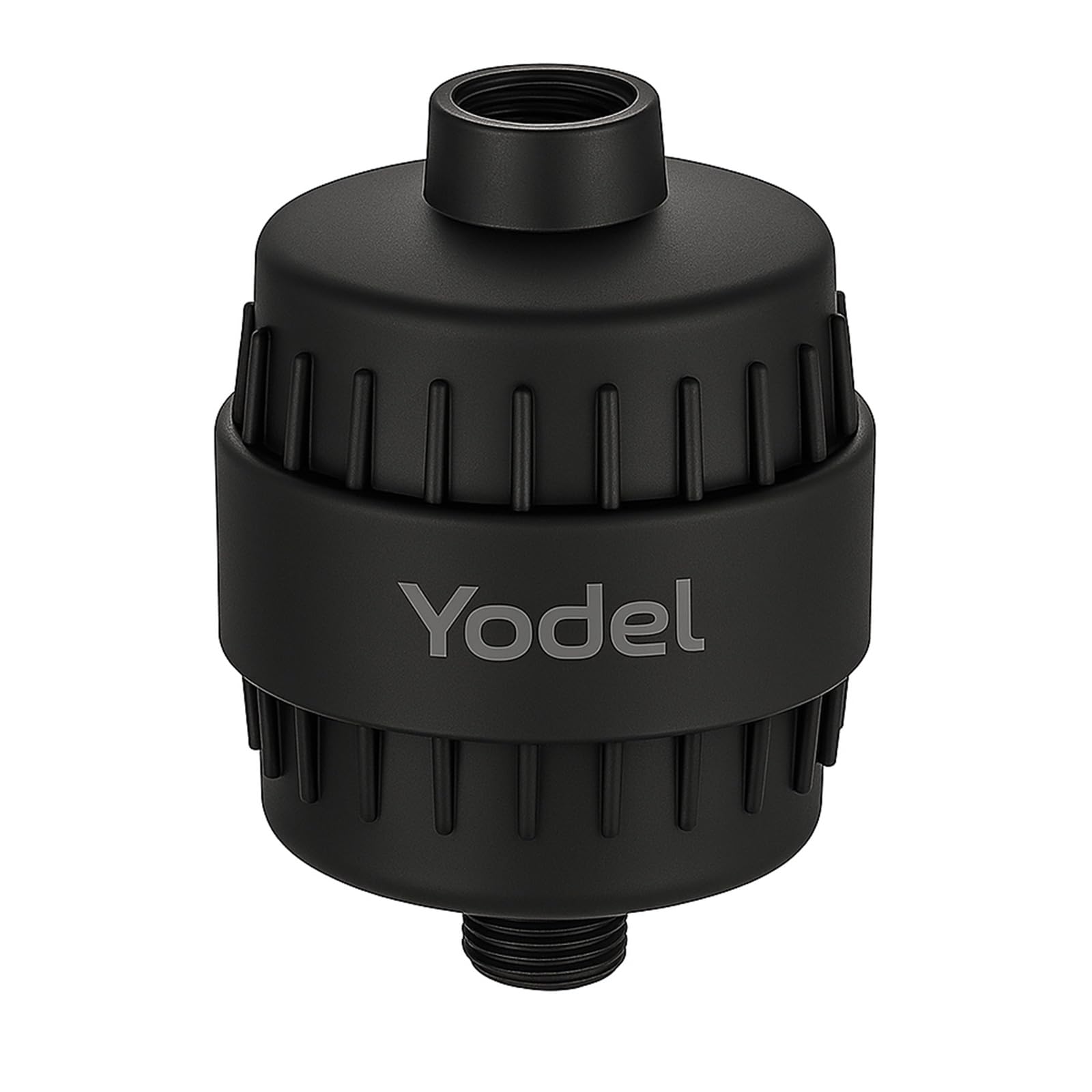 Yodel Shower Filter Matte Black - Shower Head Filter for Hard Water - Water Softener to Remove Chlorine and Fluoride,Improve Hair and Skin Condition