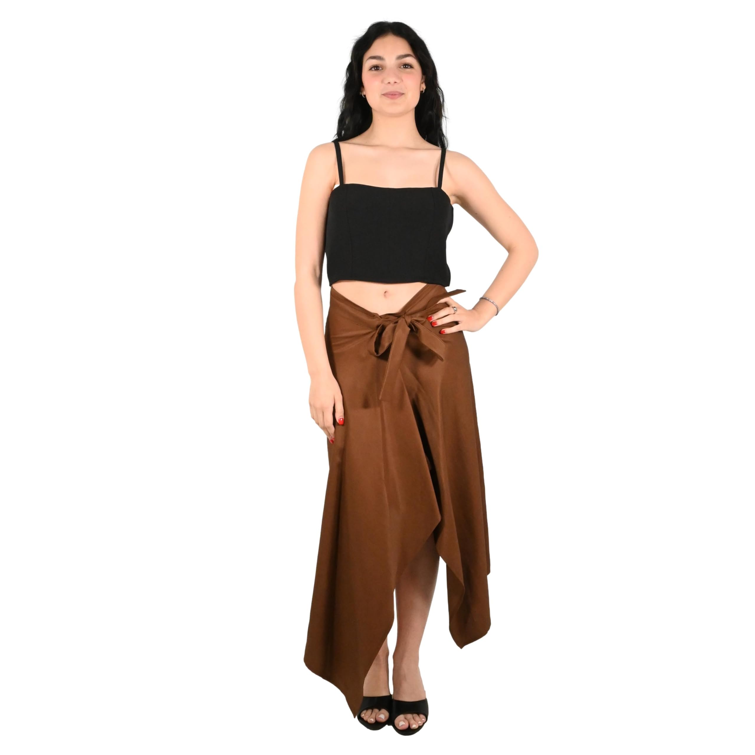 Kontatto top donna nero MA6031F