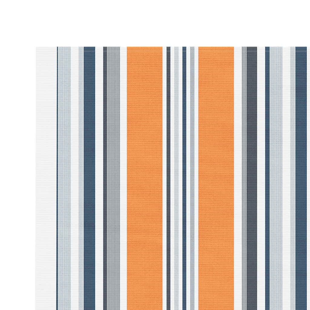 vidaXL Ersatzstoff für Markise Orange und Blau 430x295 cm Polyester