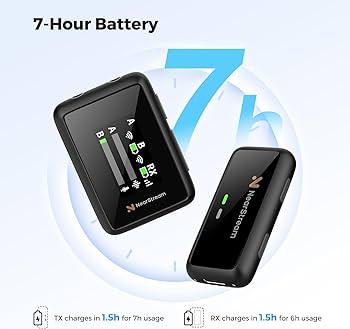 Amazon.com: NearStream Wireless Lavalier Microphones with Noise