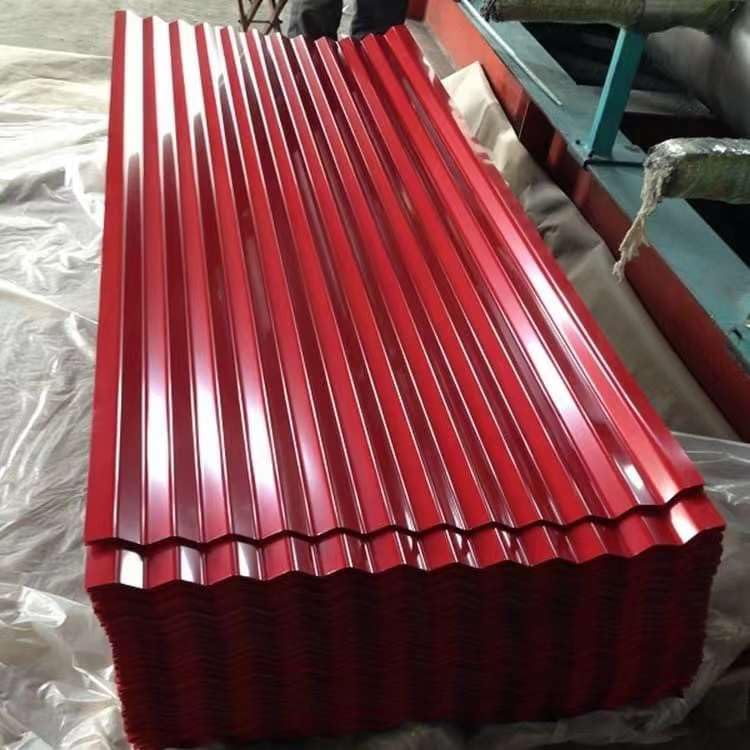 PZ 5 LAMIERA ROSSA ZINCATA ONDULATA A FOGLIO 200x90 CM - SPESS. 0,25 mm COPERTURA