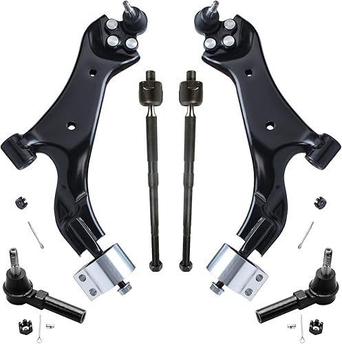 Miniatura 30 de Detroit Axle - Kit de brazos de control inferiores delanteros para Jeep Grand Cherokee Dodge Durango 2011-2015 2012 2013 2014, 2 brazos de control