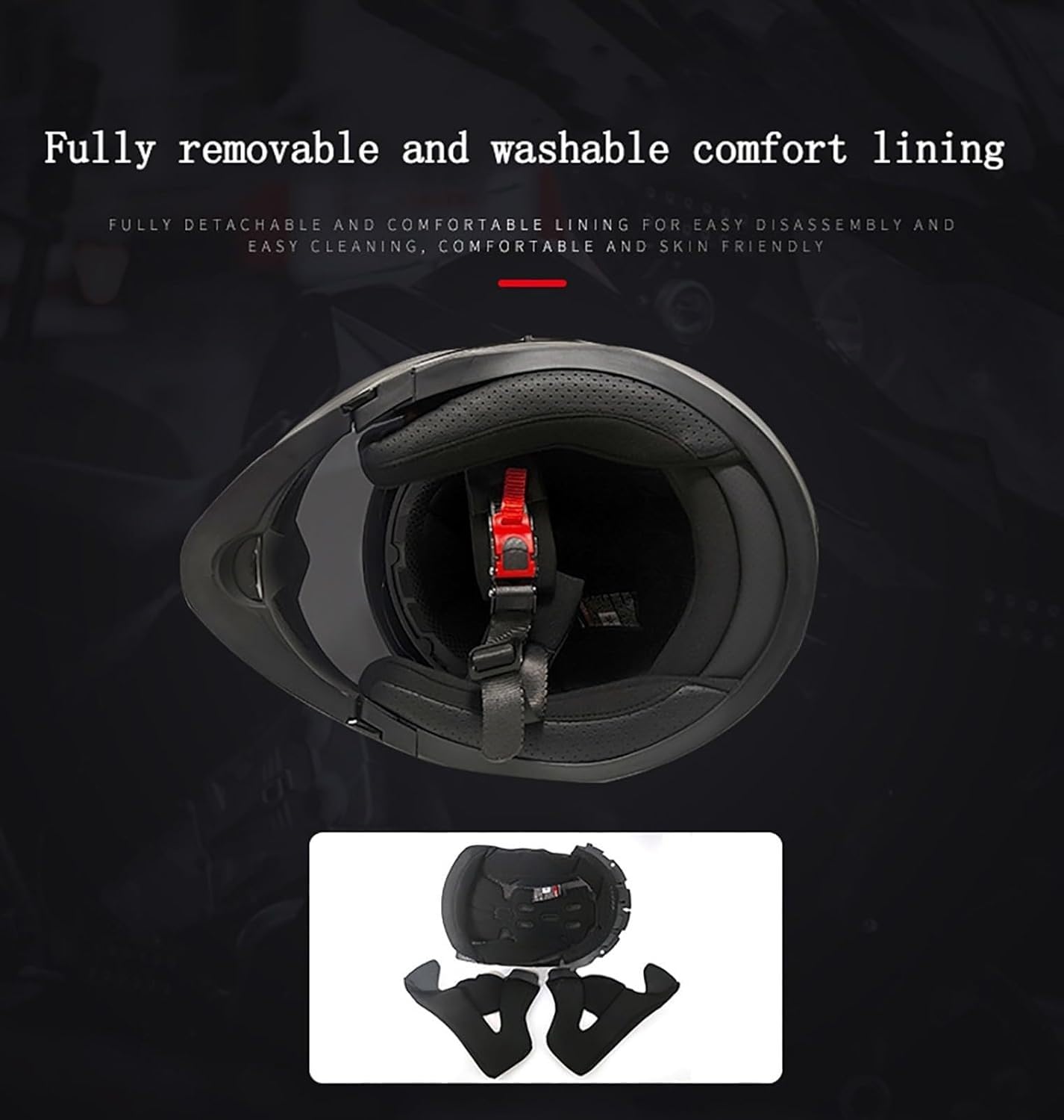 Kask szczękowy z Bluetooth, zintegrowany kask motocyklowy, certyfikat ECE kask integralny z podwójnym wizjerem, z wbudowanym mikrofonem