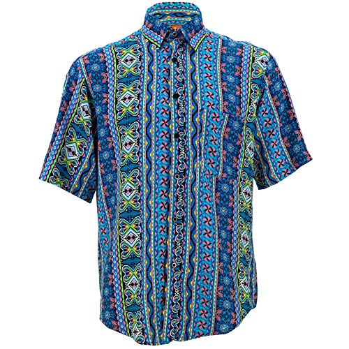 Chemise géométrique aztèque Loud Originals manches courtes standard homme