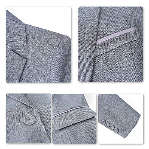 Yunclos Women's 2 Piece Office Lady Business Suit Set Slim Fit Blazer Pant #TOP4