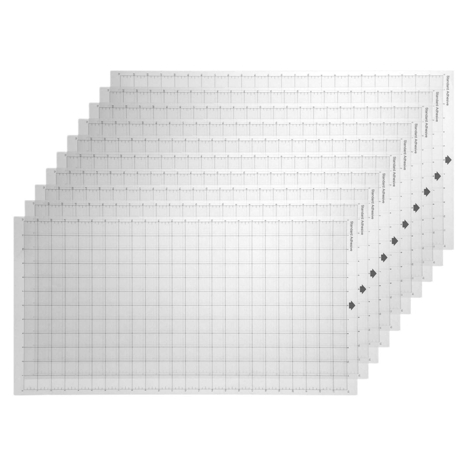 Tappetino da Taglio Tappetino da taglio sostitutivo adesivo trasparente 12x24 pollici(10PCS)