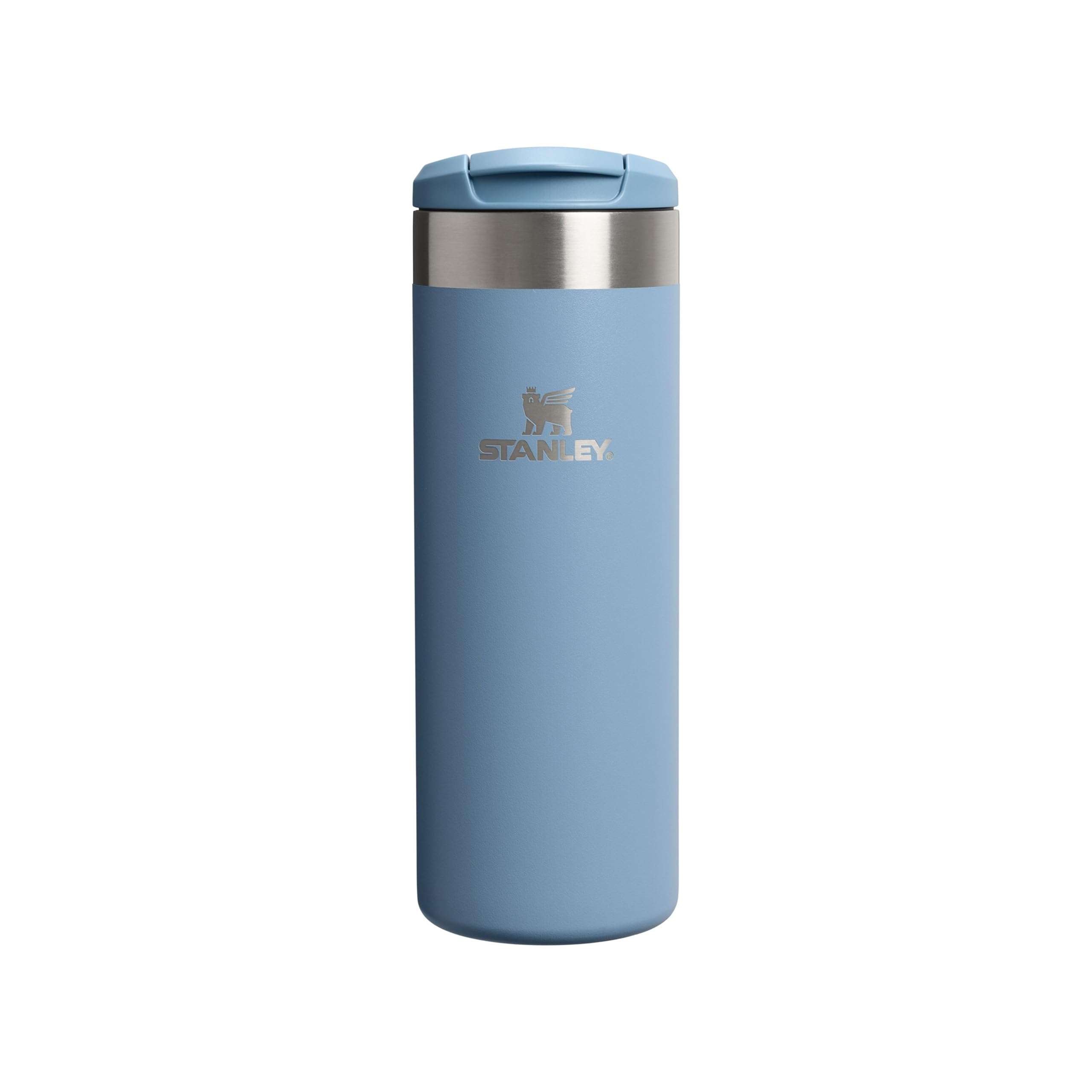 Stanley 1913 Aerolight Transit Travel Mug 0.47L - Keeps 6 Hours Hot - 8 Hours Cold - Dishwasher Safe - Leakproof - Car Cup Holder Compatible - Insulated Coffee Cup - Indigo