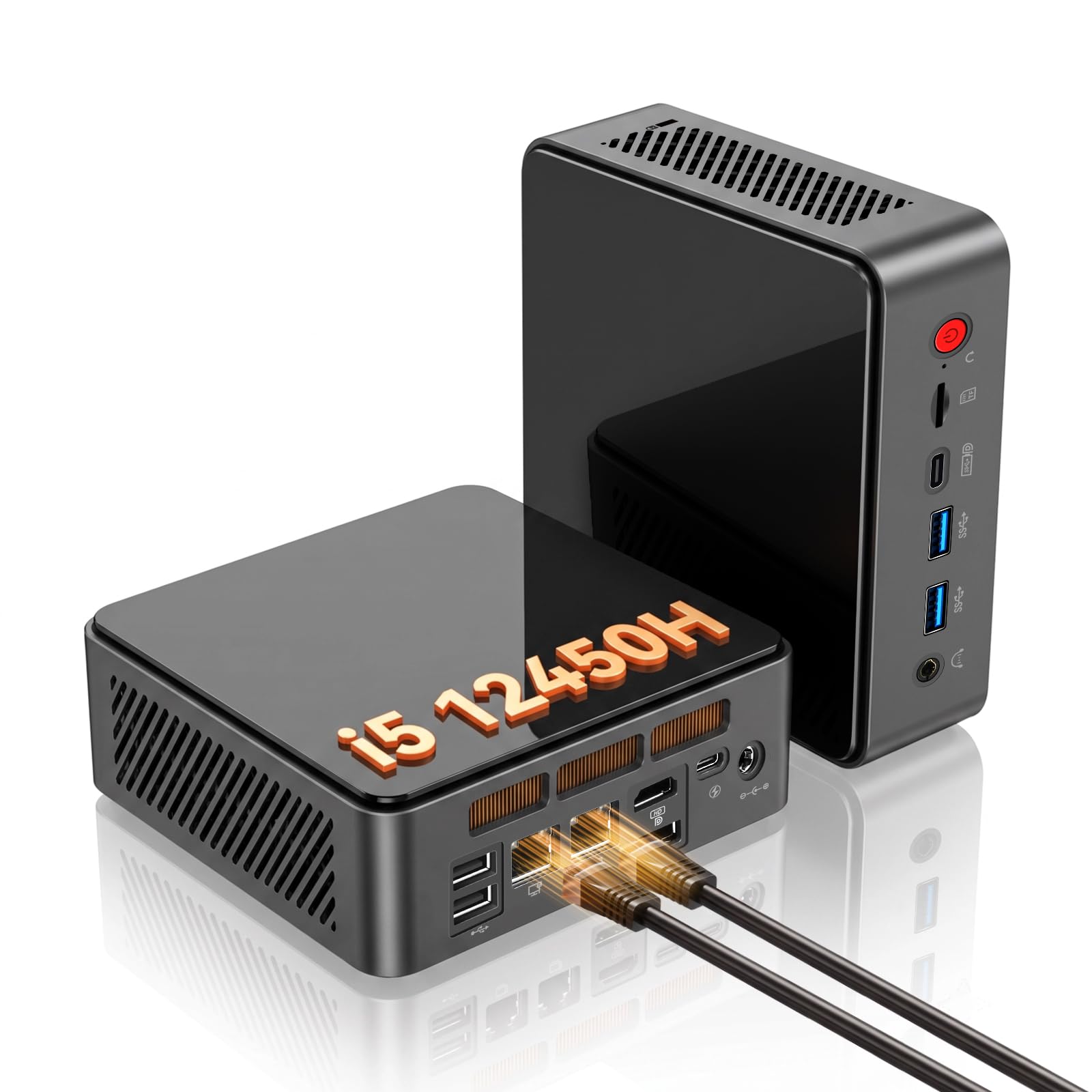 Photo 1 of NON-FUNCTIONAL, PARTS ONLY------------------------------LIMYEE Mini PC with i5-12450H, 16GB RAM, 512GB SSD, Win11 Pro