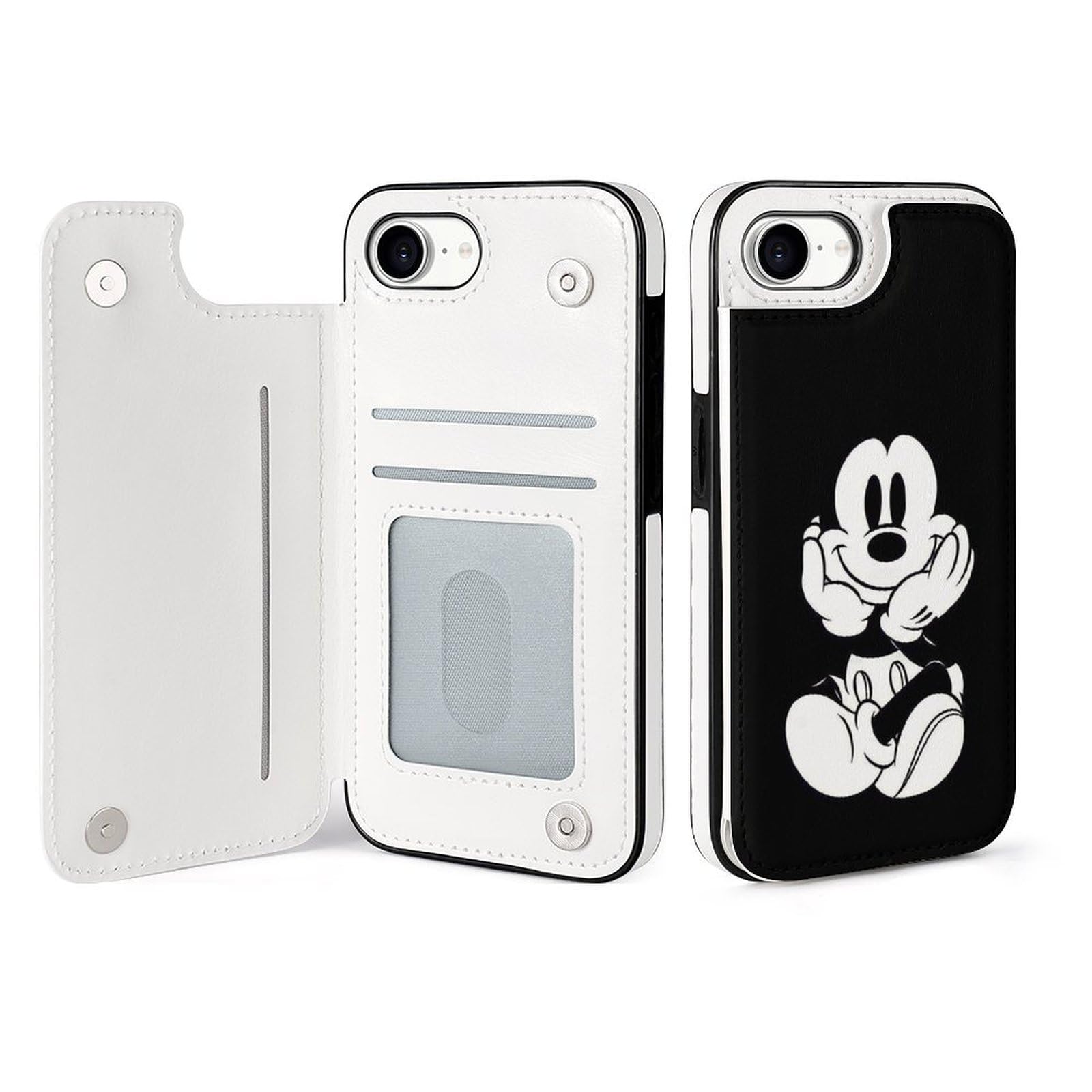 Amazon.co.jp: iPhone 16 E ケース 手帳型 ミッキーマウス アニメ 全