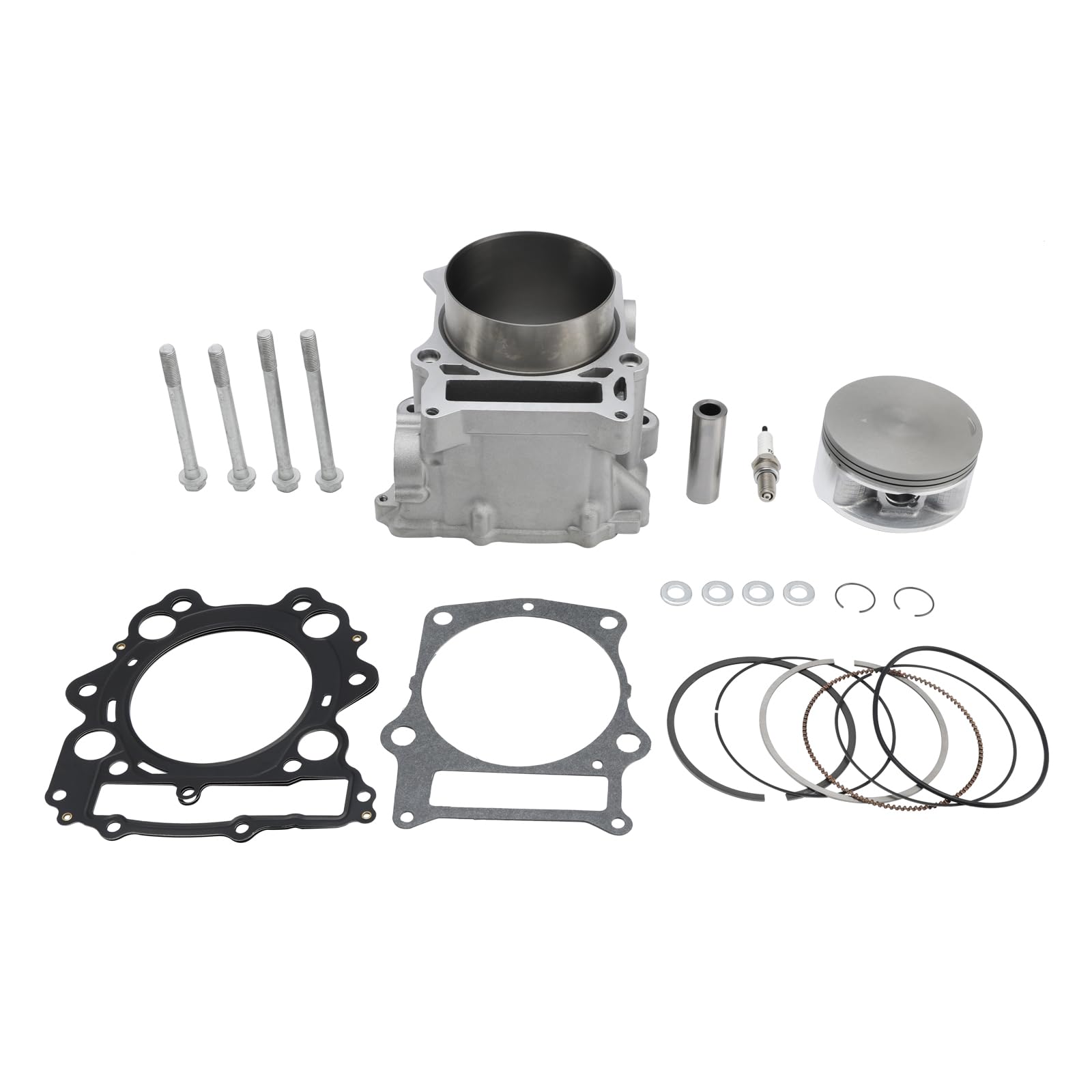 Topteng 102mm Big Bore Kit 686 Cylinder Top End Rebuild apto para Yamaha Grizzly YFM 660 02-08
