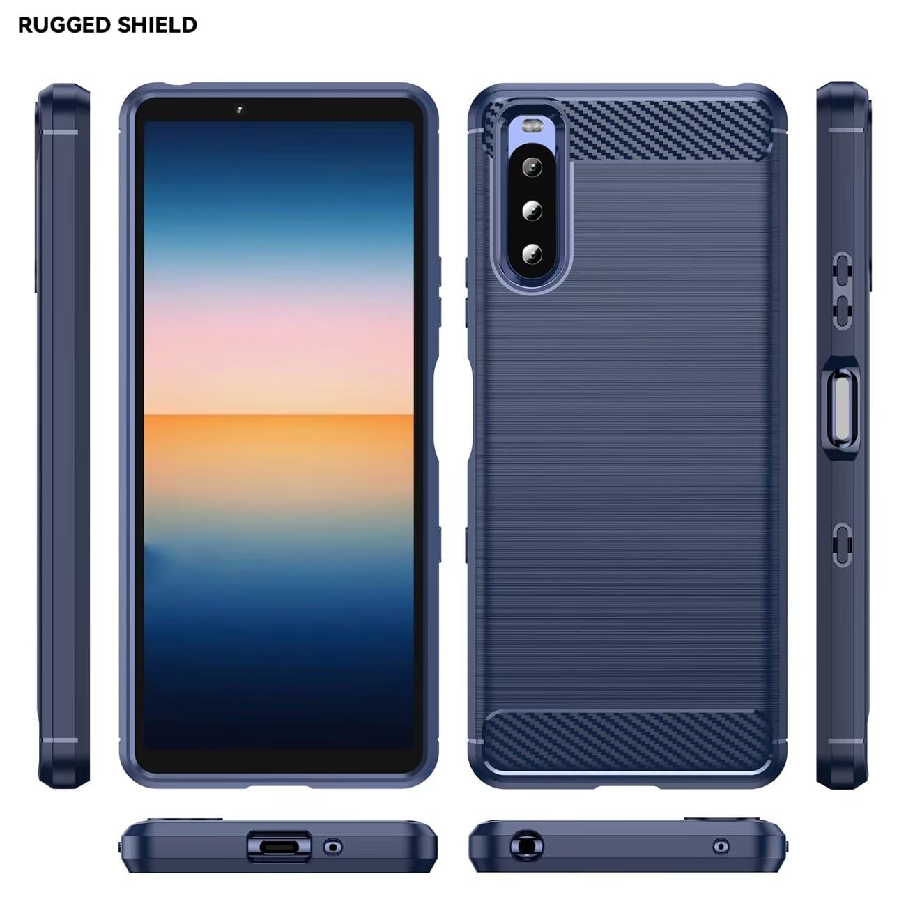 SHOWGOOD - Cover Posteriore In Vetro Per Sony Xperia 10 III, Con Obiettivo Per Fotocamera, Colore: Verde - Foto 2