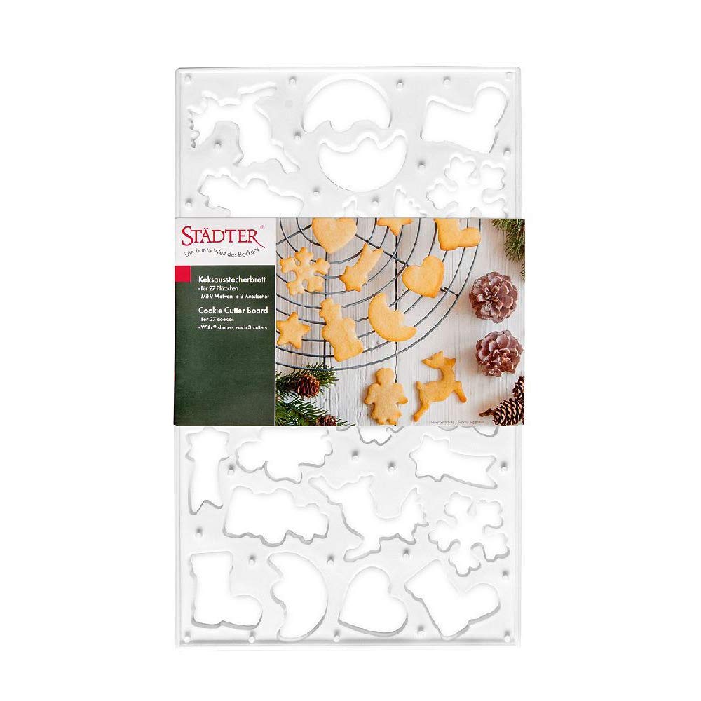 Produktbild von Städter 542013 Ausstecher-Set Aus Kunststoff - Spülmaschinenfest In Weiß