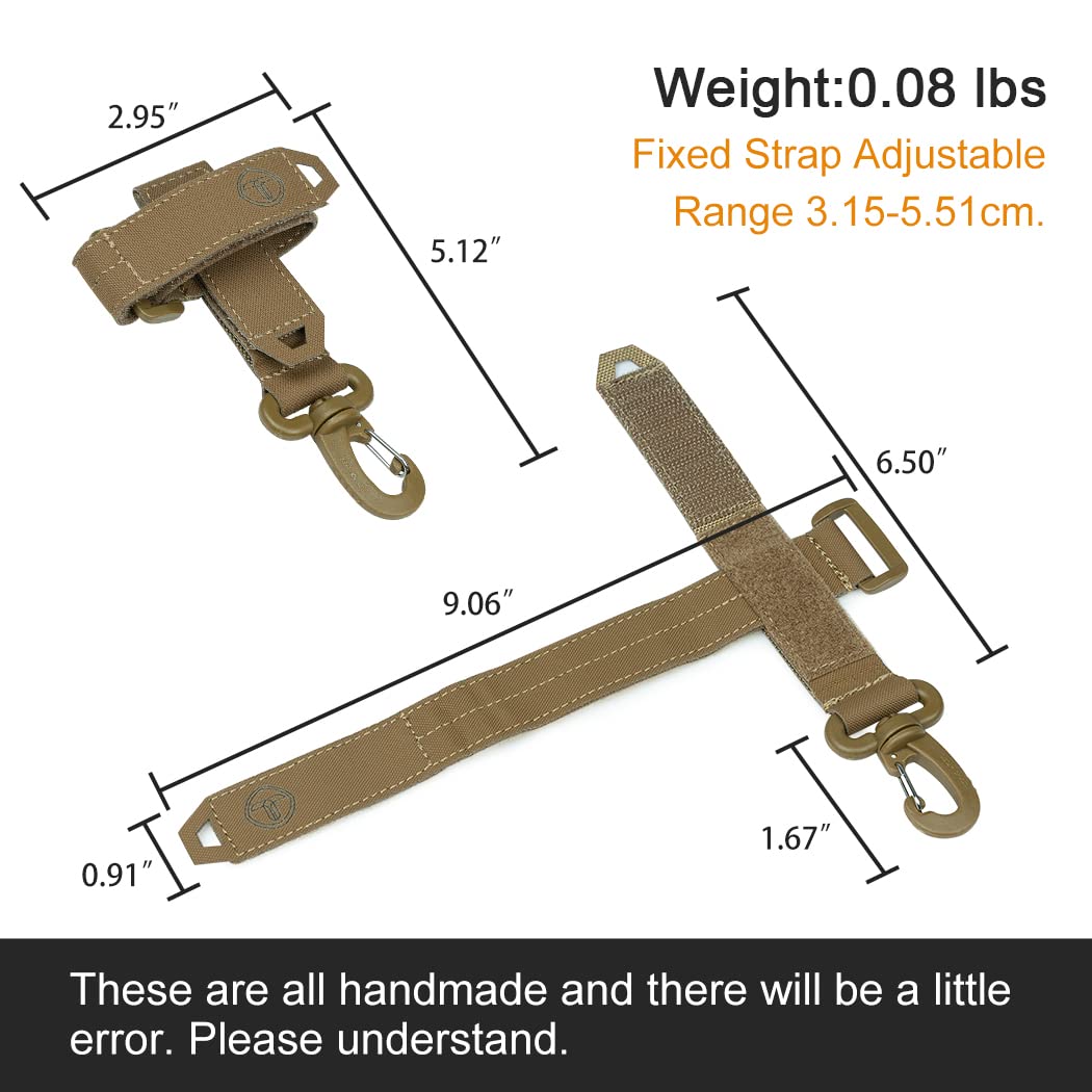 Supporto Tattico Per Guanti TOPTACPRO - Cinghia In Nylon 500D, Gancio Multiuso Per Attivit&agrave; Outdoor