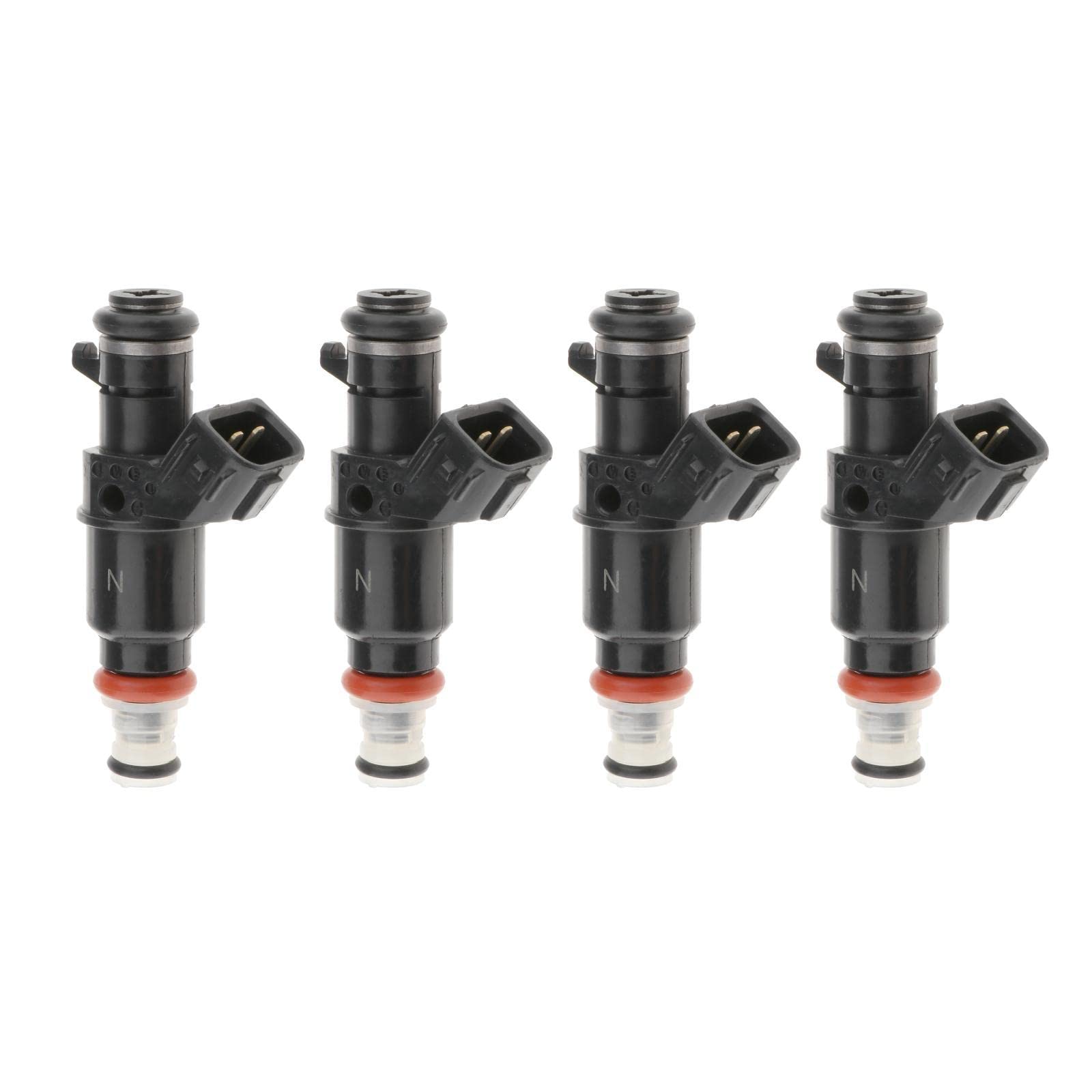 4Pcs/Set Car Fuel Injectors Nozzles Replace Part Accessories Black Style 1 | 4 Piece Fuel Injector