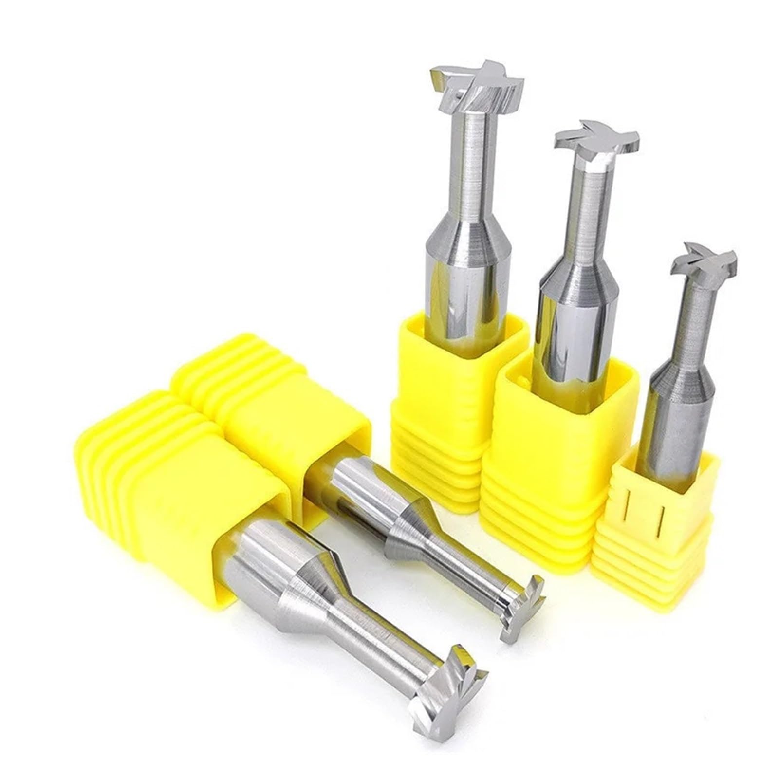 Fresa con ranura en T de aleación de acero de tungsteno for mecanizado de precisión de aluminio, cobre y madera - 1 unidad(10x3.0Hx5dx13Sx60L)