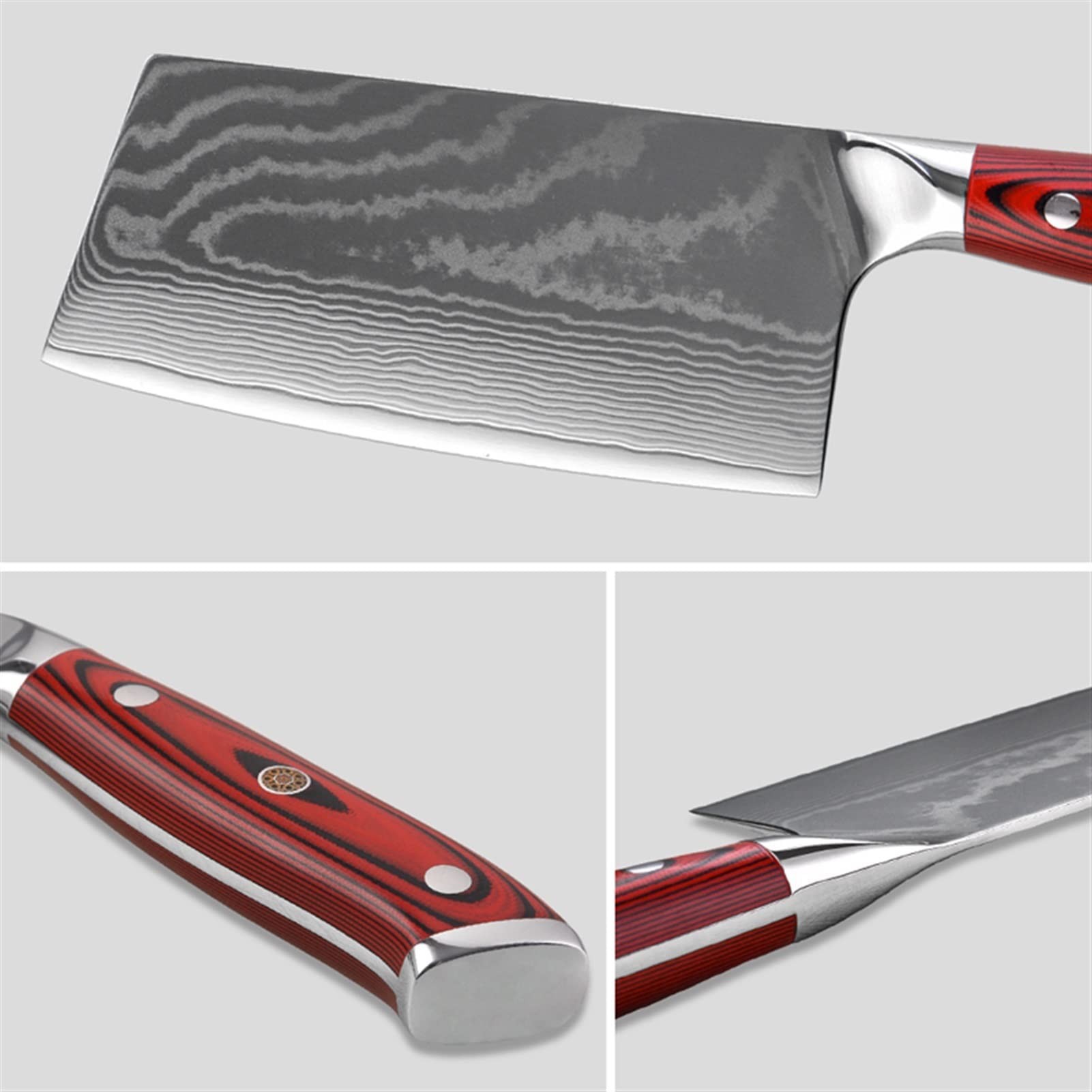 Set di coltelli da cuoco Damasco 67layer Damasco in acciaio Coltelli da cucina Coltelli da cucina Cottura cinese affettatura Coltello da cucina Set da cucina Coltello da cucina