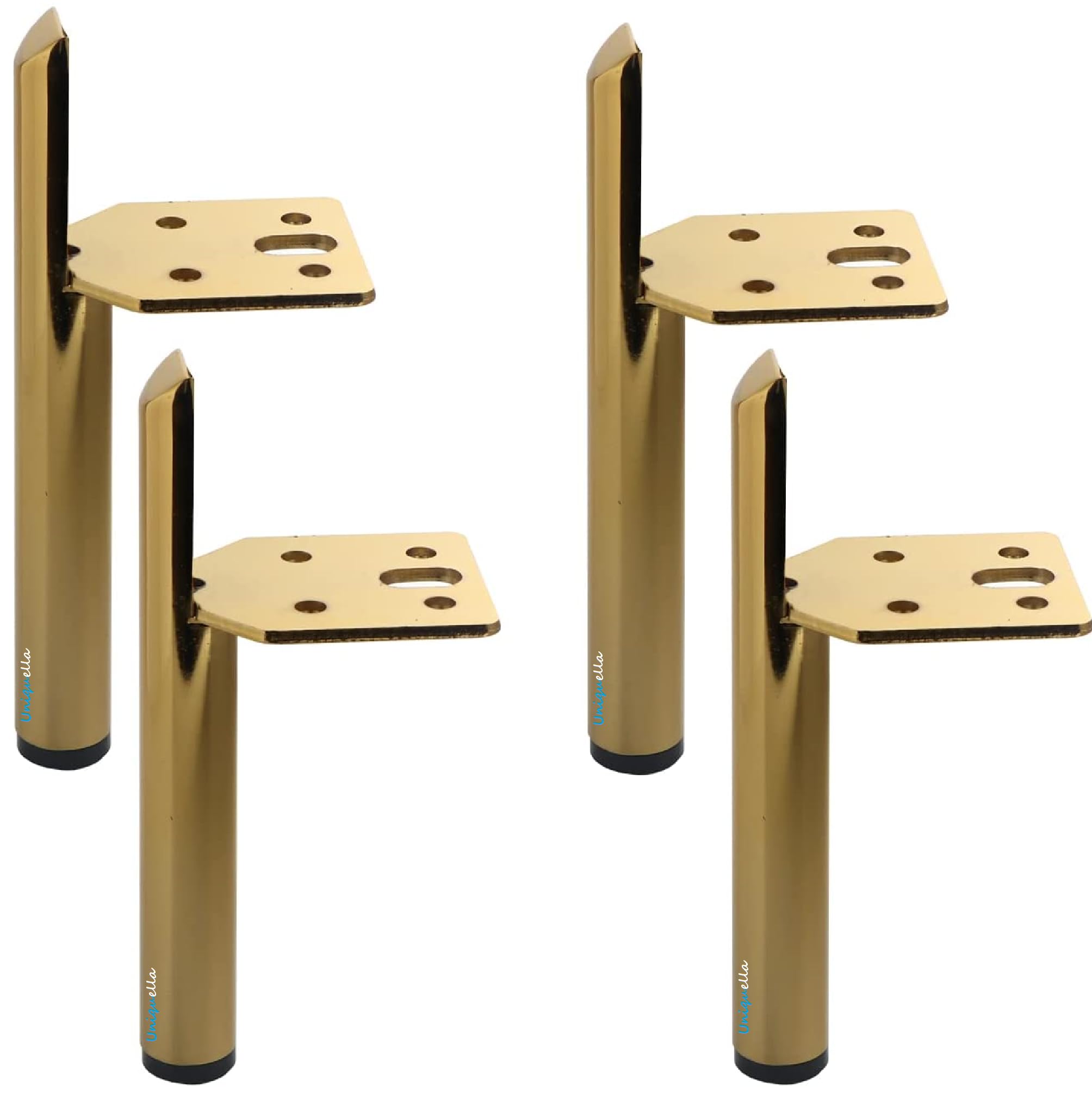 Metal Furniture Legs 6 Inch, Modern Cabinet Sofa Feet 4pcs, DIY Furniture Table Leg Replacement for TV Stand, Dresser and Coffee Table Gold, Screw Included-image-43