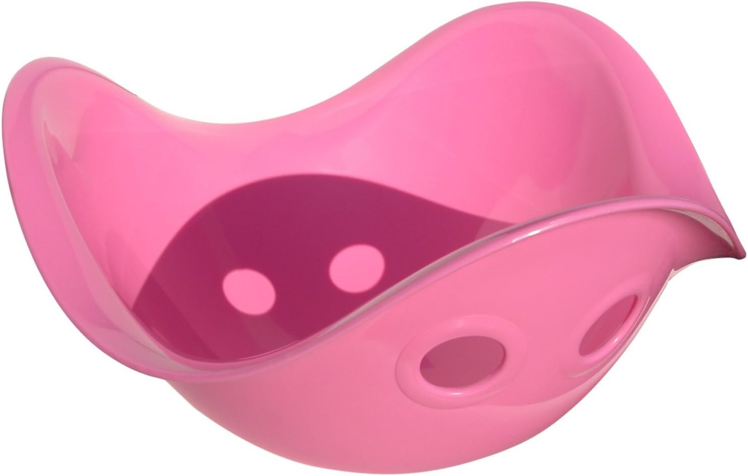 Bilibo Pink Plastic Rocking Chair for Kids, Ages 2-7, Versatile Multi-Position Play
