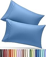 Vista 9 de Utopia Bedding - Juego de 2 fundas de almohada tamaño estándar, con cierre de sobre, tela de microfibra cepillada suave, resistentes al encogimiento