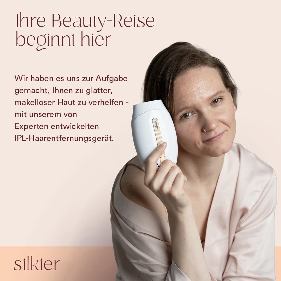 IPL Laser Haarentfernungsgerät für Dauerhafte Haarentfernung mit 5 Energiestufen, Schnelle Anwendung, Schmerzfrei – Geeignet für Achseln, Körper, Gesicht und Beine