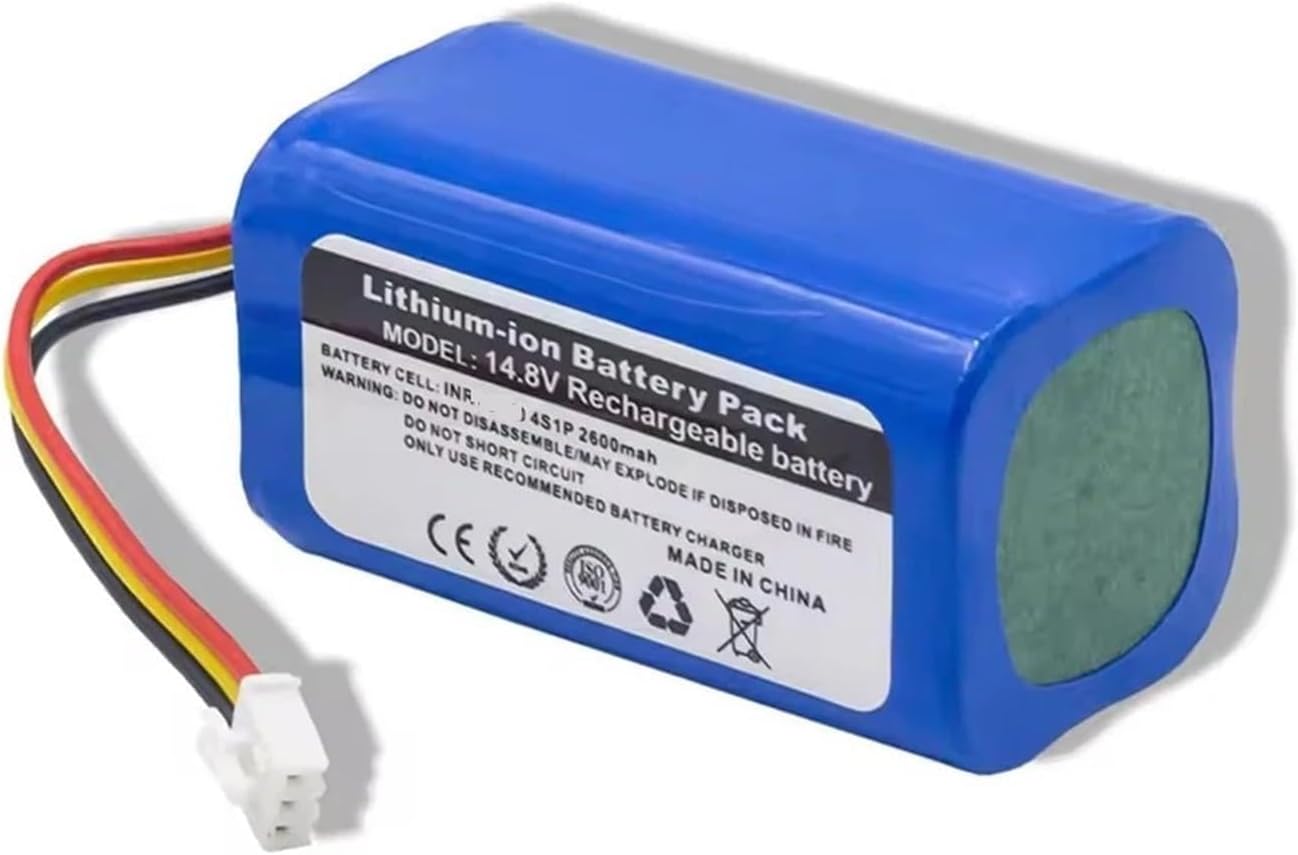 14.4V/14.8V 12.8Ah li-ion Battery,Compatible with PROSCENIC 800T 830P 820P 820T 820S Robot Vacuum Cleaner(9800mAh)